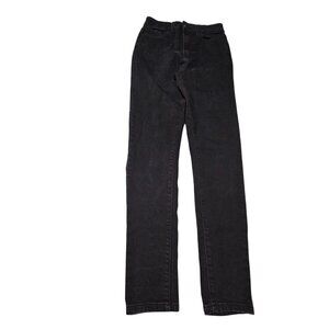 Forever 21 Jeans Womens Size 26 Skinny High Waist Black Denim Pants